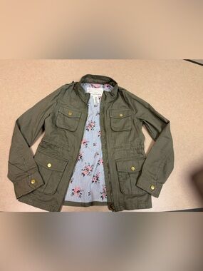 Girls' H&M L.O.G.G.  Green Utility Jacket